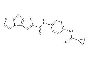 N-[6-(cyclopropanecarbonylamino)-3-pyridyl]BLAHcarboxamide