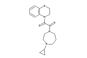 1-(4-cyclopropyl-1,4-diazepan-1-yl)-2-(2,3-dihydro-1,4-benzothiazin-4-yl)ethane-1,2-dione