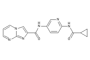 N-[6-(cyclopropanecarbonylamino)-3-pyridyl]imidazo[1,2-a]pyrimidine-2-carboxamide