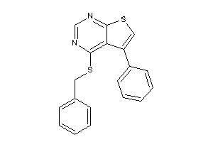 4-(benzylthio)-5-phenyl-thieno[2,3-d]pyrimidine