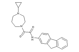 2-(4-cyclopropyl-1,4-diazepan-1-yl)-N-(9H-fluoren-2-yl)-2-keto-acetamide