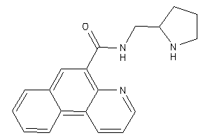 N-(pyrrolidin-2-ylmethyl)benzo[f]quinoline-5-carboxamide