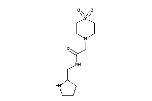 2-(1,1-diketo-1,4-thiazinan-4-yl)-N-(pyrrolidin-2-ylmethyl)acetamide