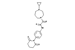 2-(4-cyclopropyl-1,4-diazepan-1-yl)-N-(4-glutarimidophenyl)-2-keto-acetamide