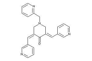 1-(2-pyridylmethyl)-3,5-bis(3-pyridylmethylene)-4-piperidone