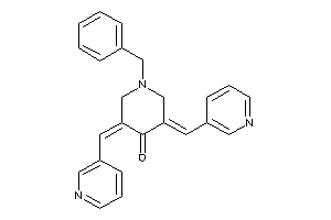 1-benzyl-3,5-bis(3-pyridylmethylene)-4-piperidone