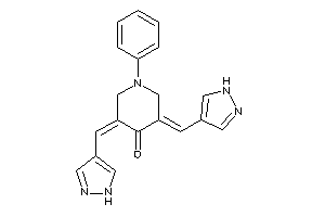 Image of 1-phenyl-3,5-bis(1H-pyrazol-4-ylmethylene)-4-piperidone