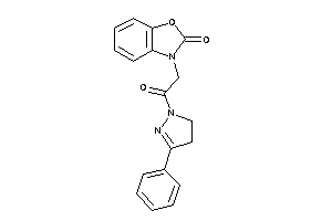 3-[2-keto-2-(3-phenyl-2-pyrazolin-1-yl)ethyl]-1,3-benzoxazol-2-one