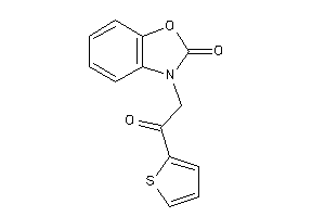 3-[2-keto-2-(2-thienyl)ethyl]-1,3-benzoxazol-2-one