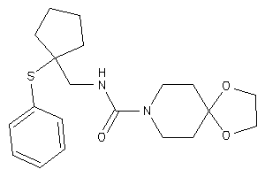 N-[[1-(phenylthio)cyclopentyl]methyl]-1,4-dioxa-8-azaspiro[4.5]decane-8-carboxamide