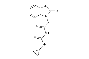 N-(cyclopropylcarbamoyl)-2-(2-keto-1,3-benzoxazol-3-yl)acetamide