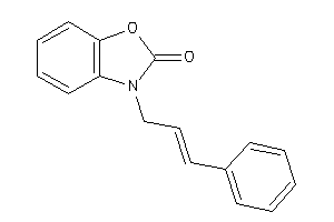 3-cinnamyl-1,3-benzoxazol-2-one