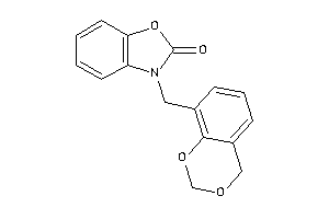 3-(4H-1,3-benzodioxin-8-ylmethyl)-1,3-benzoxazol-2-one