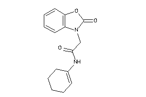 N-cyclohexen-1-yl-2-(2-keto-1,3-benzoxazol-3-yl)acetamide