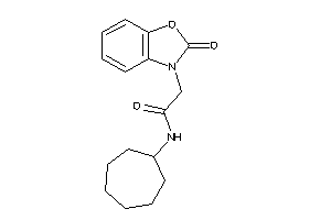 Image of N-cycloheptyl-2-(2-keto-1,3-benzoxazol-3-yl)acetamide