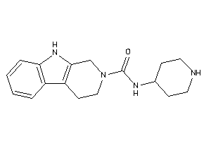 N-(4-piperidyl)-1,3,4,9-tetrahydro-$b-carboline-2-carboxamide