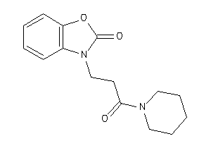 3-(3-keto-3-piperidino-propyl)-1,3-benzoxazol-2-one