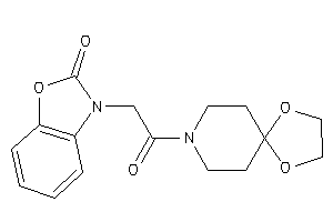 3-[2-(1,4-dioxa-8-azaspiro[4.5]decan-8-yl)-2-keto-ethyl]-1,3-benzoxazol-2-one