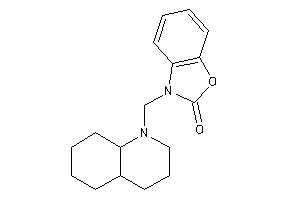 3-(3,4,4a,5,6,7,8,8a-octahydro-2H-quinolin-1-ylmethyl)-1,3-benzoxazol-2-one