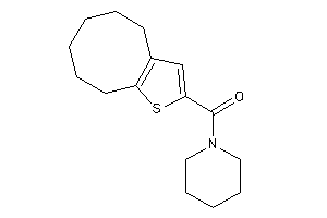 4,5,6,7,8,9-hexahydrocycloocta[b]thiophen-2-yl(piperidino)methanone