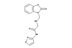 N-isoxazol-3-yl-2-[(2-keto-1,3-benzoxazol-3-yl)methylamino]acetamide