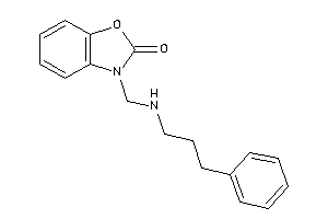 3-[(3-phenylpropylamino)methyl]-1,3-benzoxazol-2-one