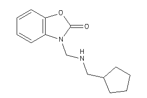 3-[(cyclopentylmethylamino)methyl]-1,3-benzoxazol-2-one