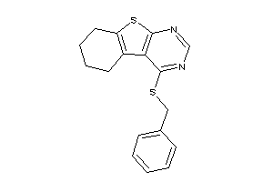 4-(benzylthio)-5,6,7,8-tetrahydrobenzothiopheno[2,3-d]pyrimidine