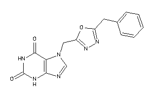 7-[(5-benzyl-1,3,4-oxadiazol-2-yl)methyl]xanthine