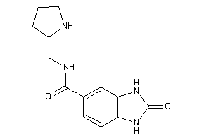 2-keto-N-(pyrrolidin-2-ylmethyl)-1,3-dihydrobenzimidazole-5-carboxamide