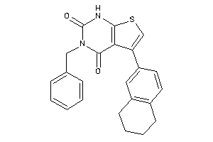 3-benzyl-5-tetralin-6-yl-1H-thieno[2,3-d]pyrimidine-2,4-quinone