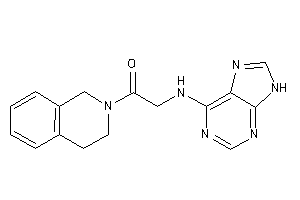 1-(3,4-dihydro-1H-isoquinolin-2-yl)-2-(9H-purin-6-ylamino)ethanone