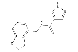 N-(1,3-benzodioxol-4-ylmethyl)-1H-pyrazole-4-carboxamide