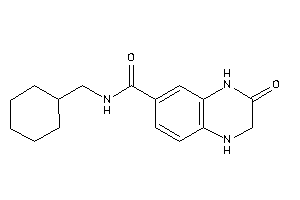 N-(cyclohexylmethyl)-3-keto-2,4-dihydro-1H-quinoxaline-6-carboxamide