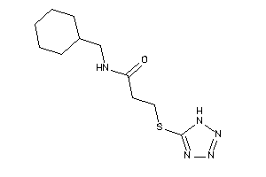 N-(cyclohexylmethyl)-3-(1H-tetrazol-5-ylthio)propionamide