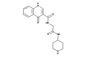 4-keto-N-[2-keto-2-(4-piperidylamino)ethyl]-1H-quinoline-3-carboxamide