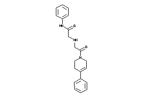 2-[[2-keto-2-(4-phenyl-3,6-dihydro-2H-pyridin-1-yl)ethyl]amino]-N-phenyl-acetamide