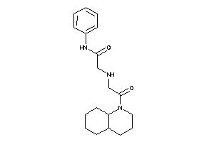 2-[[2-(3,4,4a,5,6,7,8,8a-octahydro-2H-quinolin-1-yl)-2-keto-ethyl]amino]-N-phenyl-acetamide