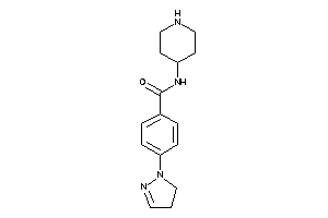 N-(4-piperidyl)-4-(2-pyrazolin-1-yl)benzamide