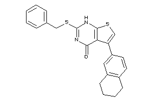 2-(benzylthio)-5-tetralin-6-yl-1H-thieno[2,3-d]pyrimidin-4-one