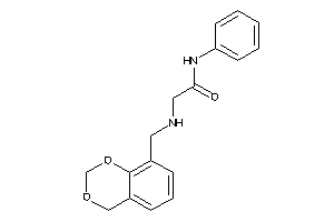 2-(4H-1,3-benzodioxin-8-ylmethylamino)-N-phenyl-acetamide