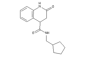 N-(cyclopentylmethyl)-2-keto-3,4-dihydro-1H-quinoline-4-carboxamide