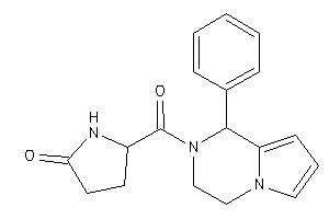 5-(1-phenyl-3,4-dihydro-1H-pyrrolo[1,2-a]pyrazine-2-carbonyl)-2-pyrrolidone