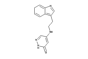 4-[2-(6H-indol-3-yl)ethylamino]-1H-pyridazin-6-one
