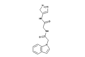 2-[(2-indol-1-ylacetyl)amino]-N-(3H-pyrazol-4-yl)acetamide