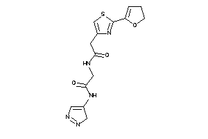2-[[2-[2-(2,3-dihydrofuran-5-yl)thiazol-4-yl]acetyl]amino]-N-(3H-pyrazol-4-yl)acetamide