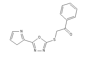 Image of 1-phenyl-2-[[5-(3H-pyrrol-2-yl)-1,3,4-oxadiazol-2-yl]thio]ethanone