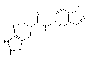 Image of N-(1H-indazol-5-yl)-2,3-dihydro-1H-pyrazolo[3,4-b]pyridine-5-carboxamide