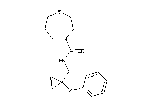 N-[[1-(phenylthio)cyclopropyl]methyl]-1,4-thiazepane-4-carboxamide