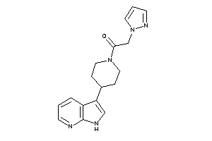 Image of 2-pyrazol-1-yl-1-[4-(1H-pyrrolo[2,3-b]pyridin-3-yl)piperidino]ethanone